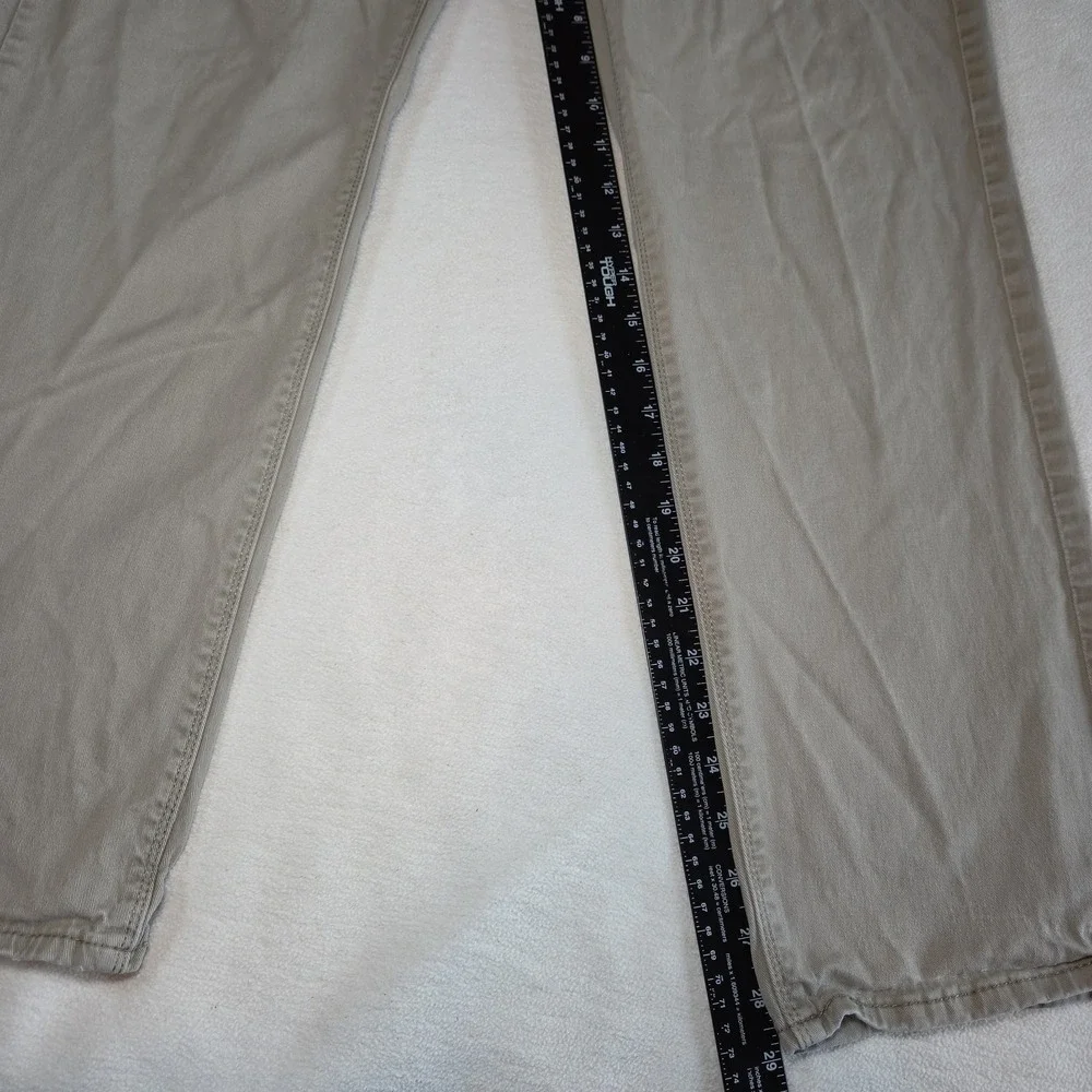 DENIZEN LEVI'S 231 Athletic Fit Jeans Mens 38x29 (38x32) Beige Denim Chinos
